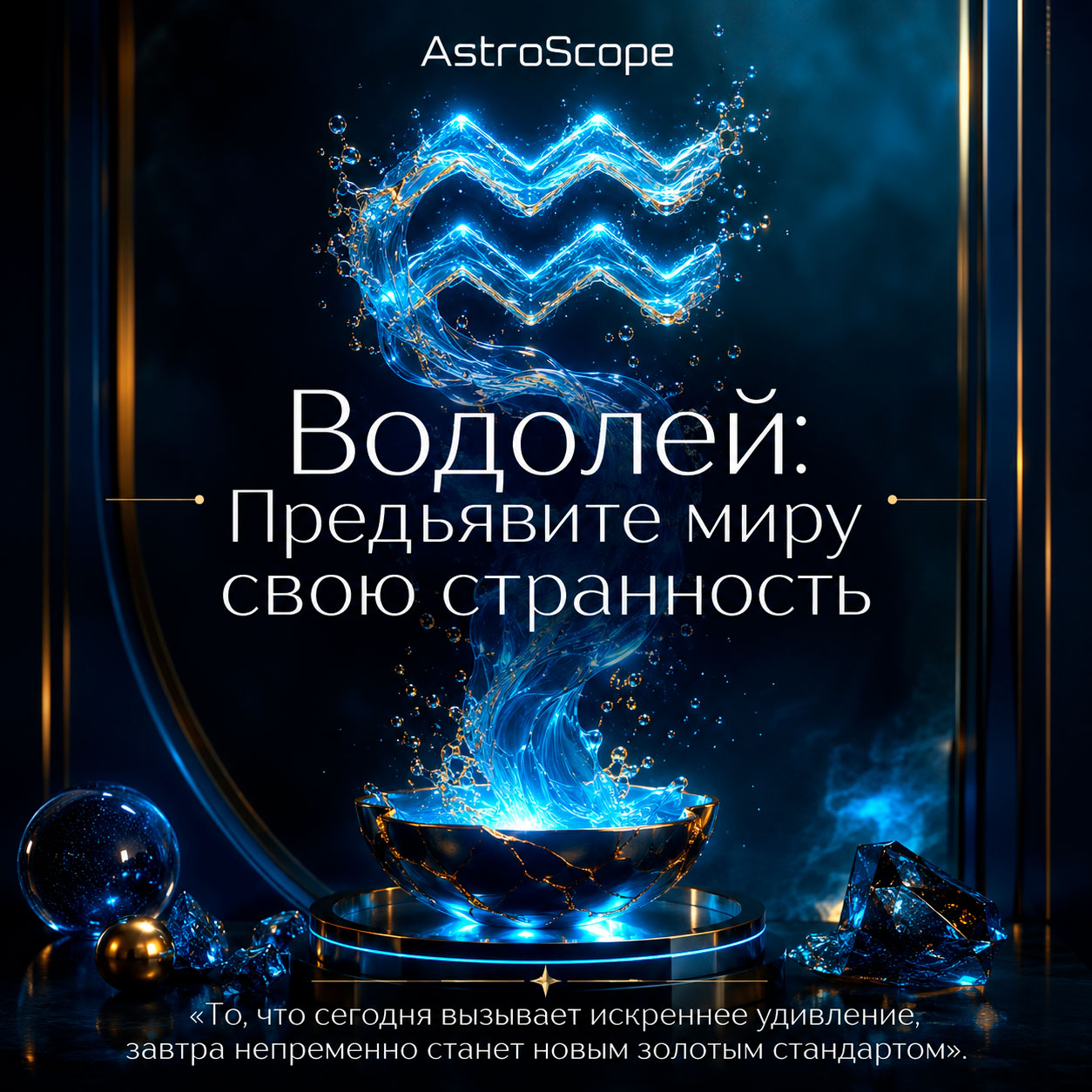 ♒ Водолей, энергия 14 августа: Предъявите миру свою странность