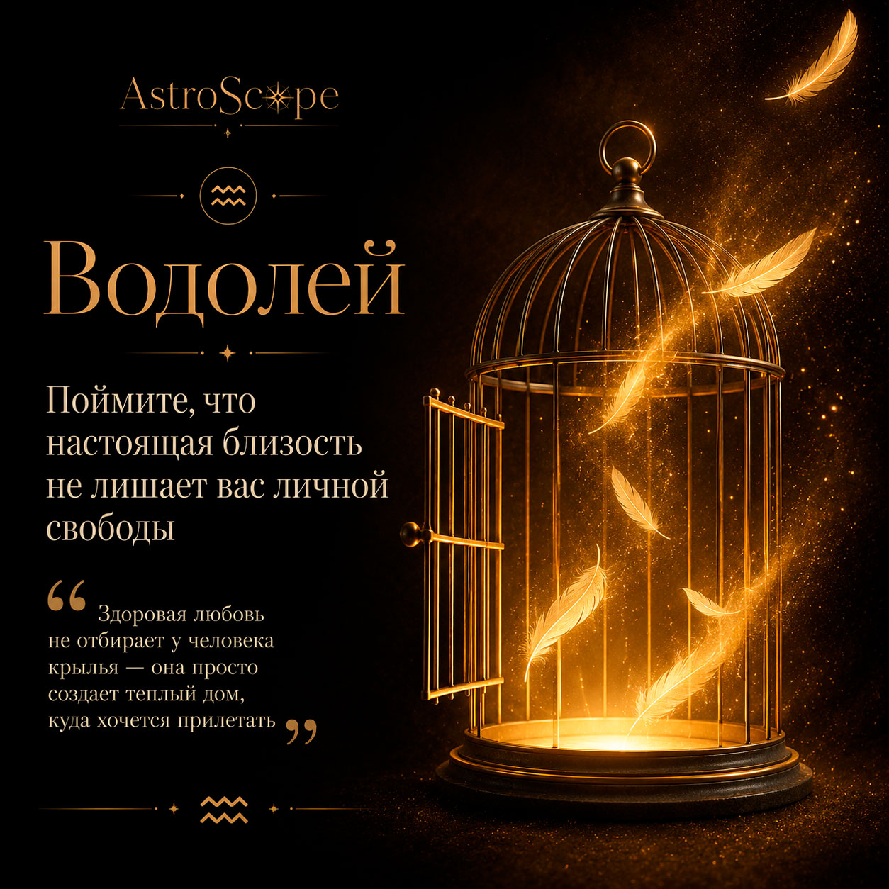 ♒ Водолей, энергия 16 августа: Поймите, что настоящая близость не лишает вас личной свободы