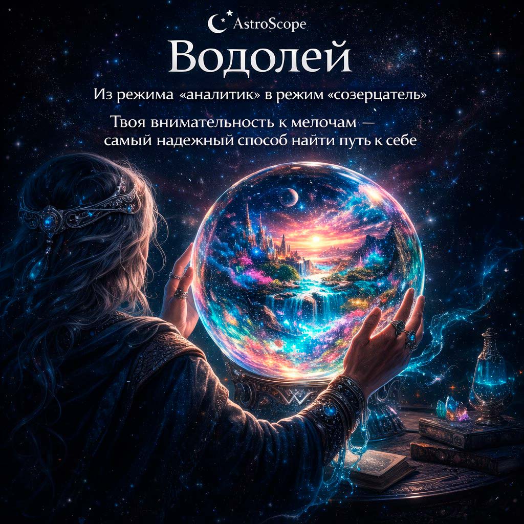 Водолей 21 февраля: день ментальной тишины и созерцания