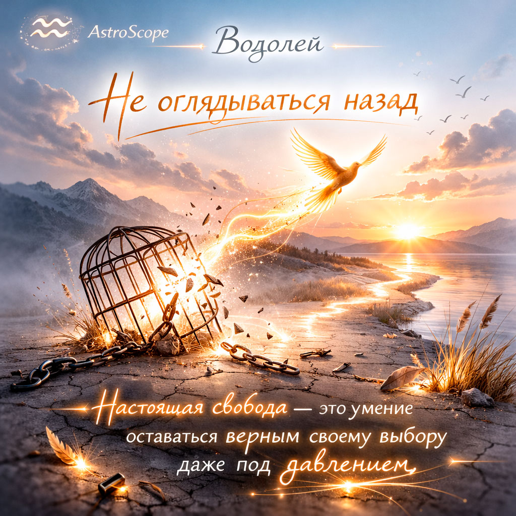Водолей 25 февраля: Настоящая свобода — это отсутствие сомнений в себе