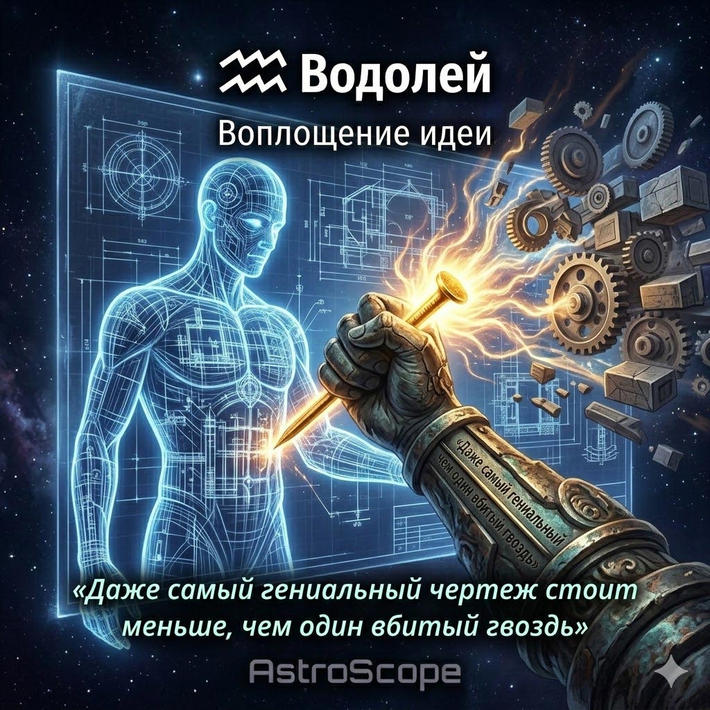 Гороскоп Водолей на 9 марта: Воплощение гениальной идеи