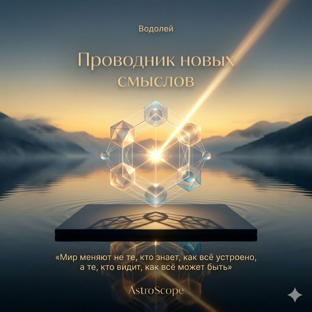 Водолей 16 марта: Канал новых смыслов и поиск «невозможного»