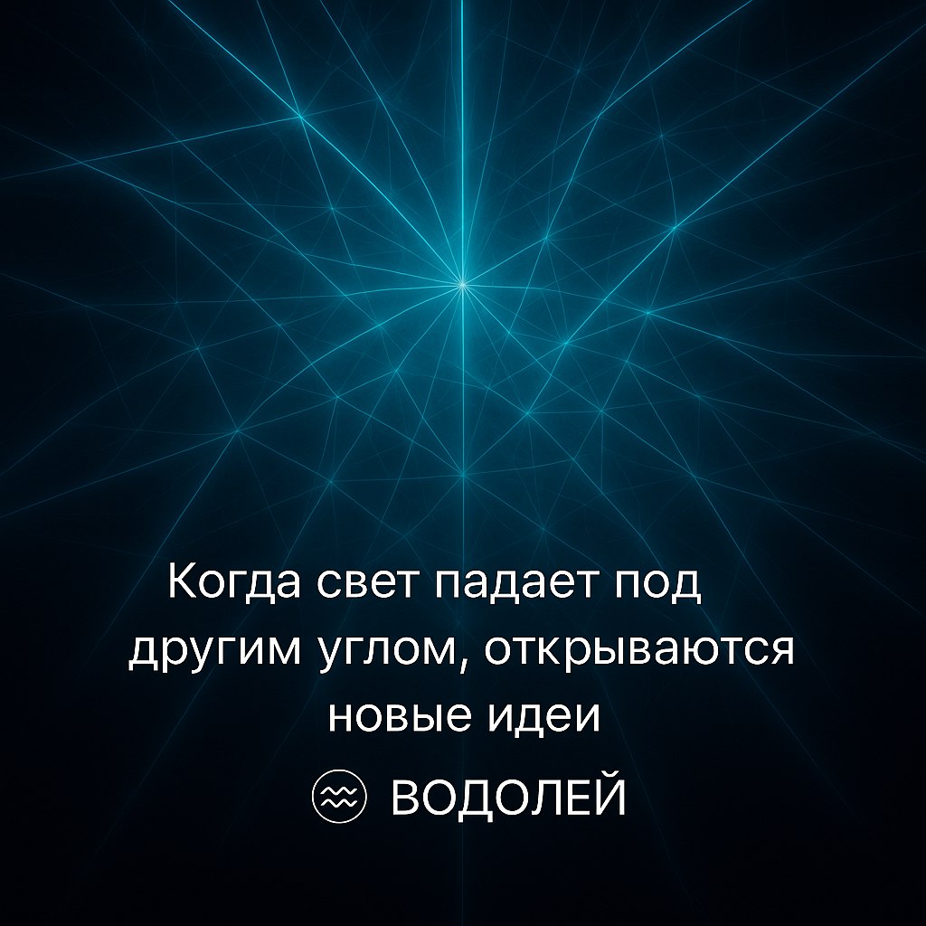 ♒ ВОДОЛЕЙ — 3 декабря 2025 — Свет открывает новые идеи