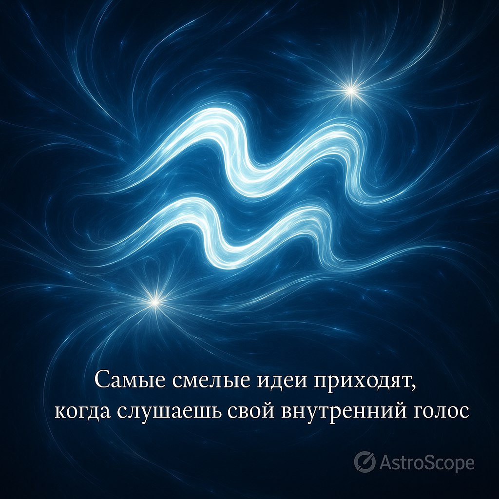 ♒ Водолей · 7 декабря 2025 — День интуитивных идей
