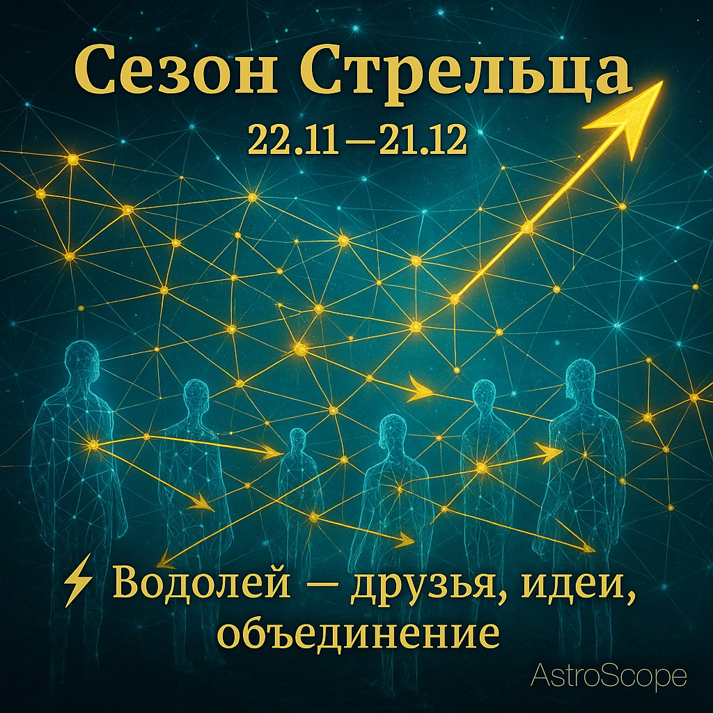Водолей в Сезон Стрельца — пространство идей, свободы и новых перспектив