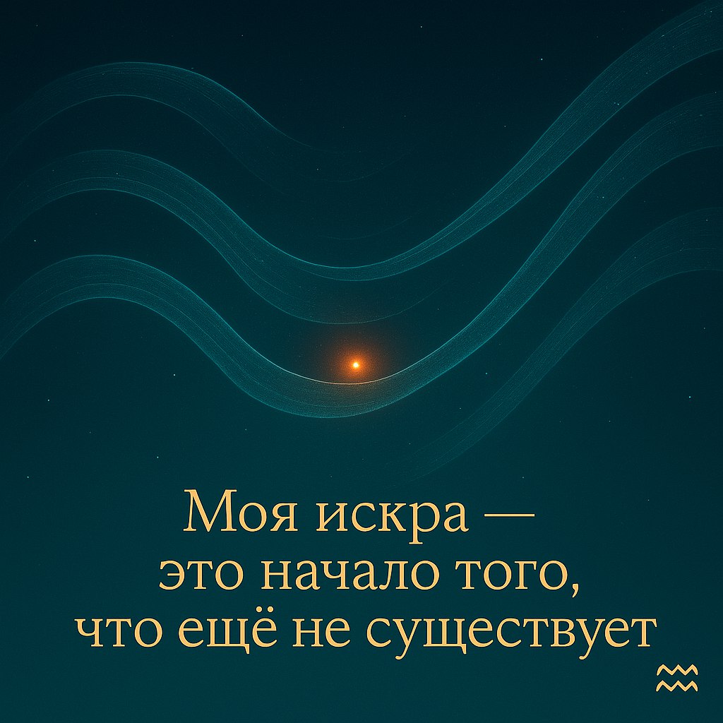 ВОДОЛЕЙ «Тихая искра будущего»