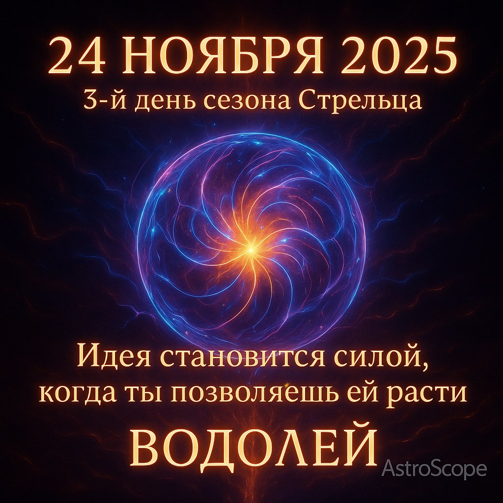 ♒ Водолей 24 ноября 2025 — день, когда идеи обретают крылья