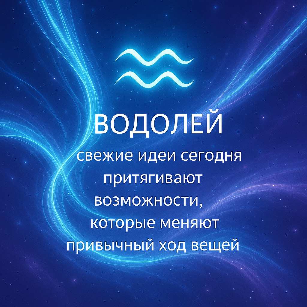 ♒ Водолей 27 ноября 2025 — Вдохновение и неожиданные идеи