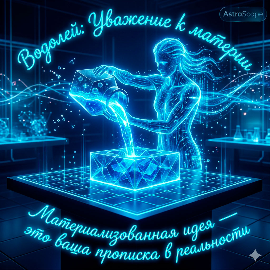 ♒ Водолей, энергия 23 апреля: Уважение к материи