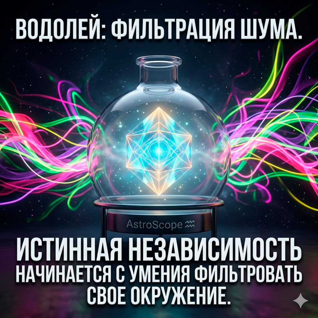 ♒ Водолей, энергия 28 апреля: Фильтрация социального шума