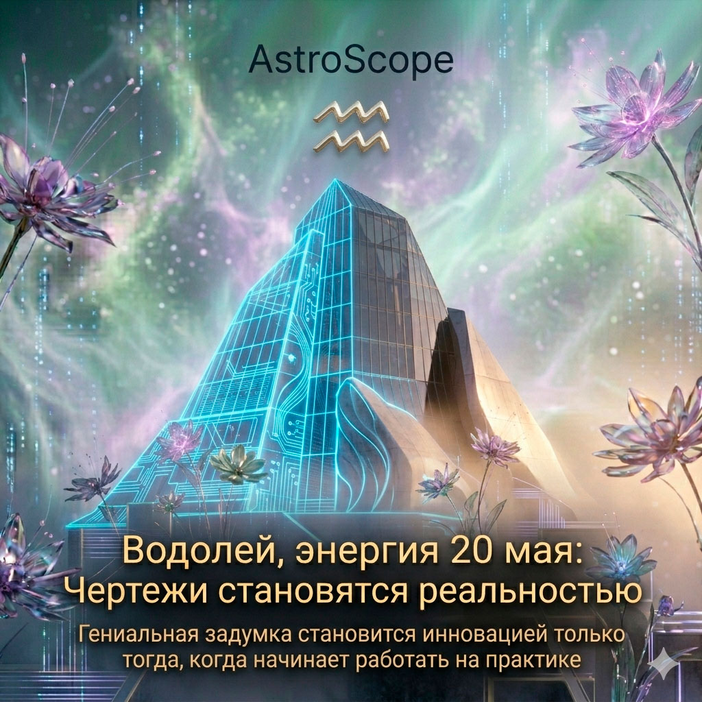 ♒ Водолей, энергия 20 мая: Чертежи становятся реальностью