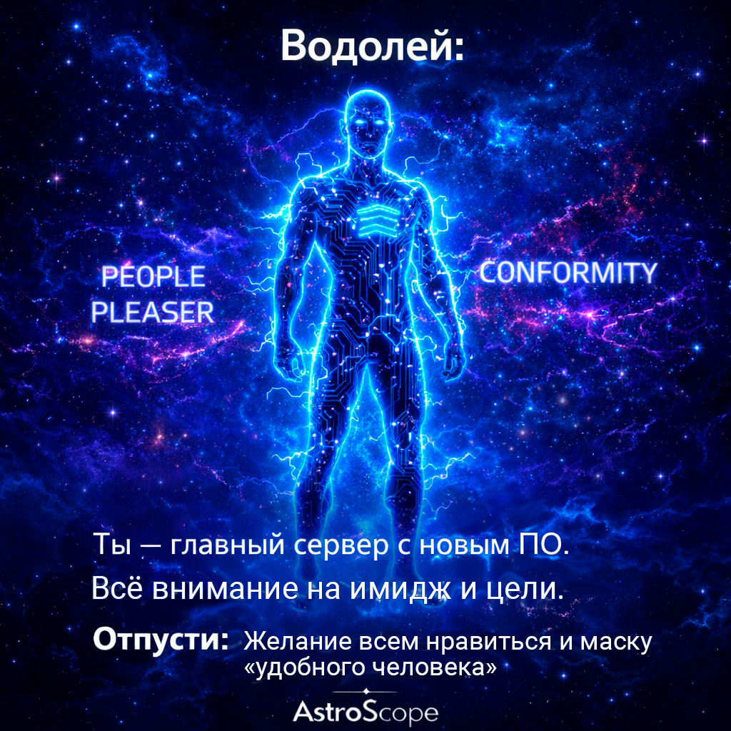 Водолей: Главный герой 2026 года | Точка сборки личности