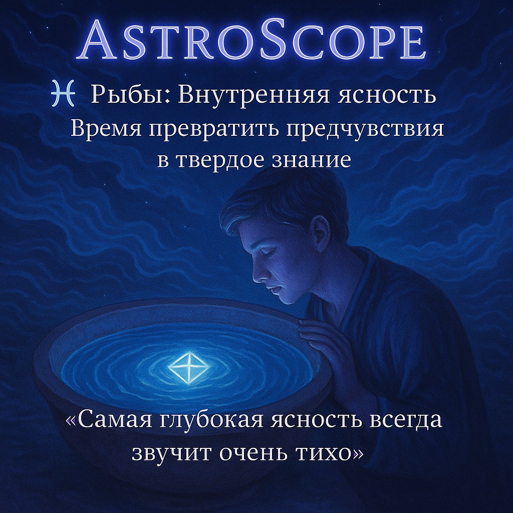 ♓ Рыбы: 24 января — день внутренней ясности Время превратить предчувствия в твердое знание