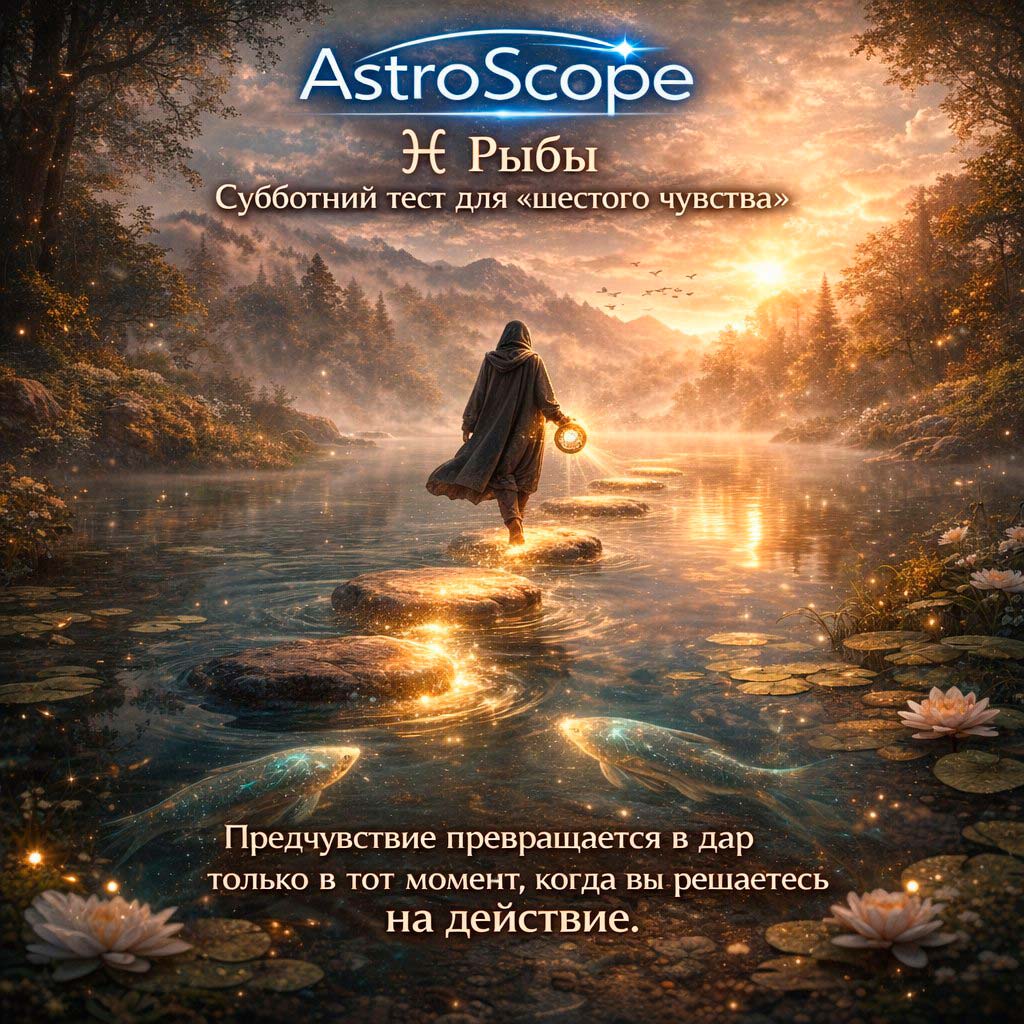 Рыбы: Гороскоп на 31 января — от предчувствий к шагам | AstroScope