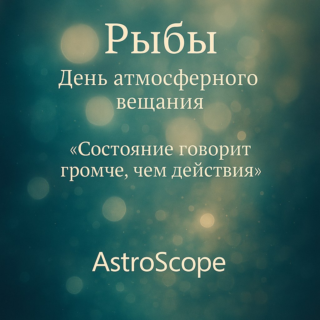 ♓ Рыбы: День «атмосферного» вещания