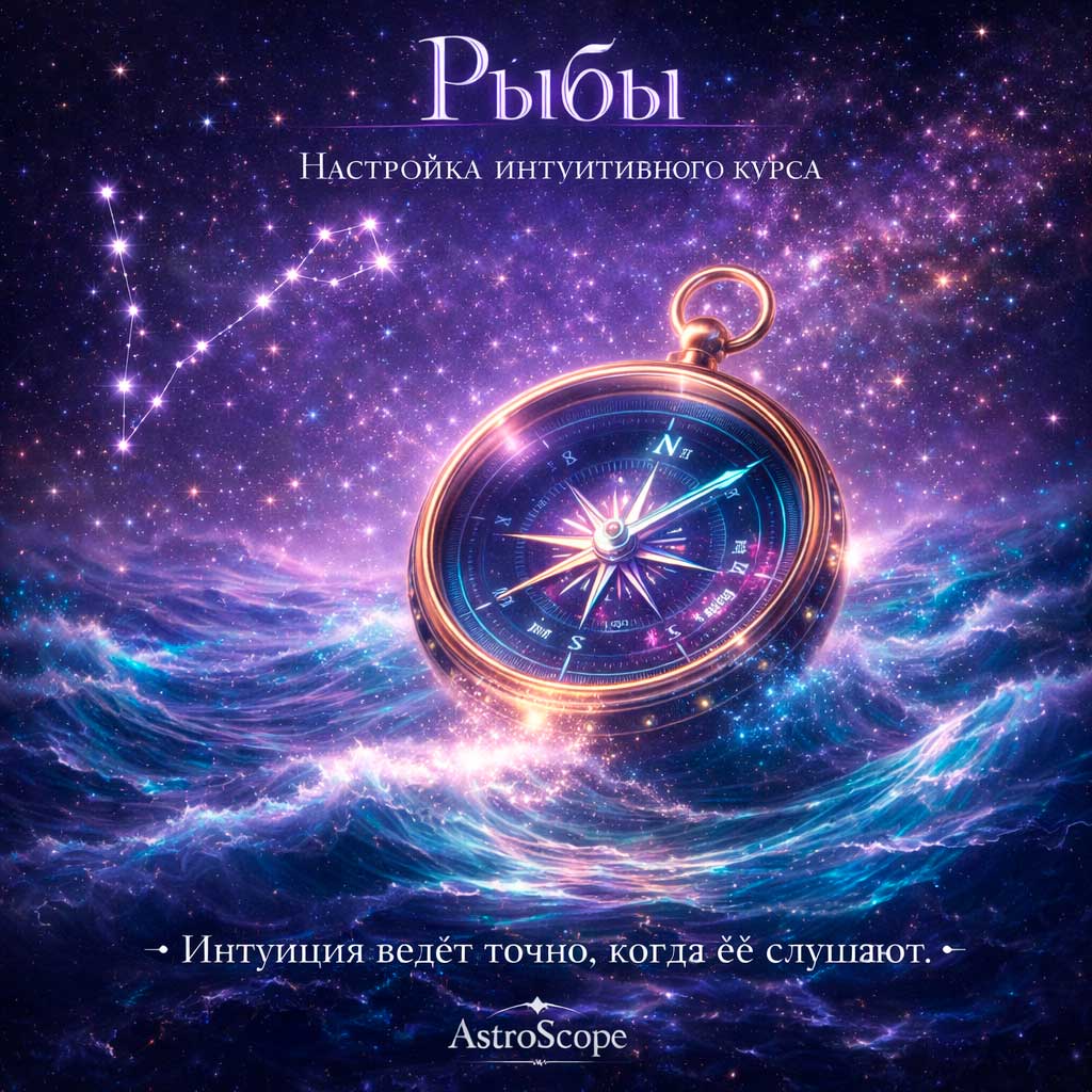 ♓ Рыбы: День настройки интуитивного курса