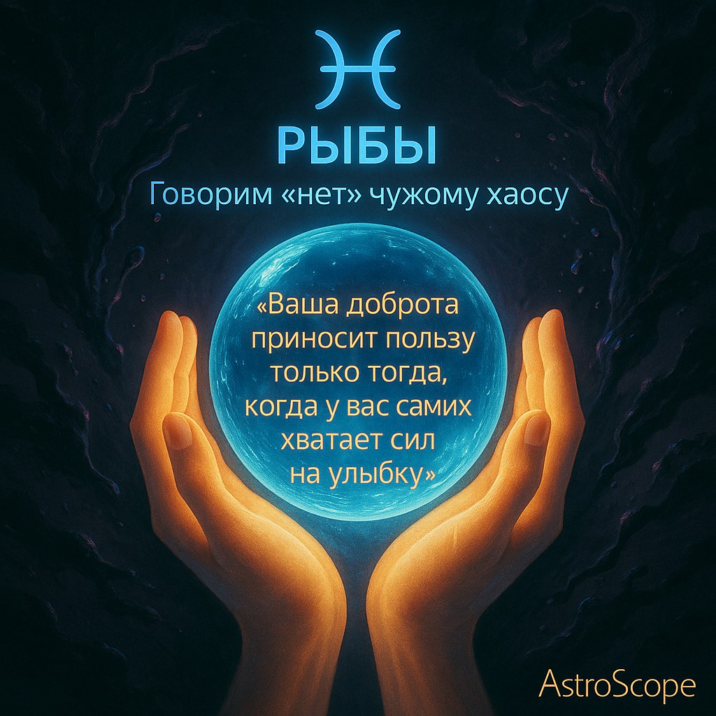 ♓️ Рыбы 13 февраля: учимся говорить «нет» чужому хаосу