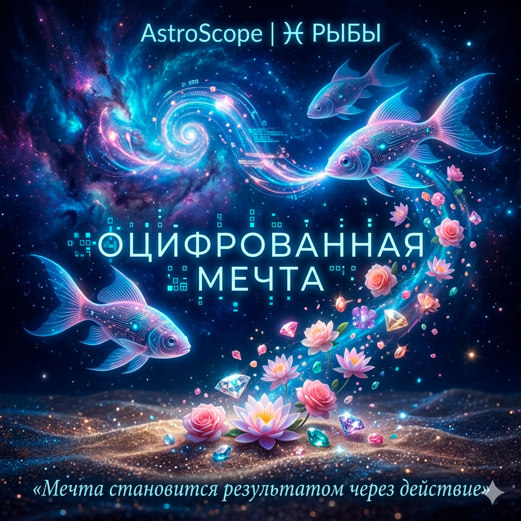 ♓ Рыбы 30 марта: Оцифрованная мечта