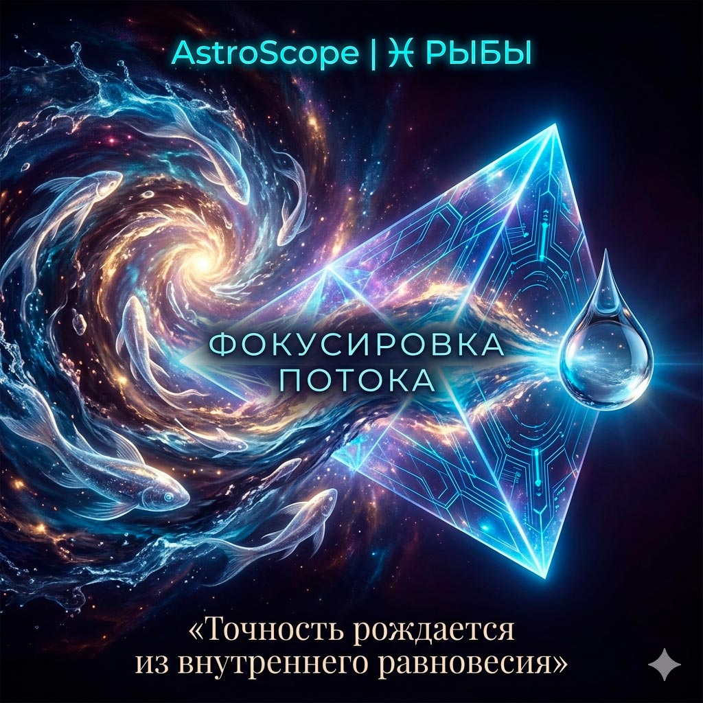 Рыбы 1 апреля: Фокусировка потока