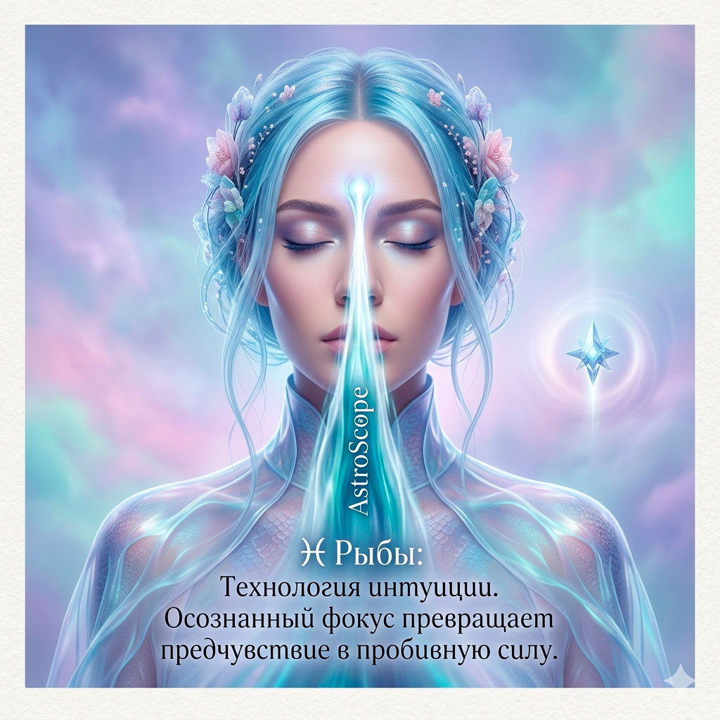 ♓ Рыбы 13 апреля: Технология интуиции