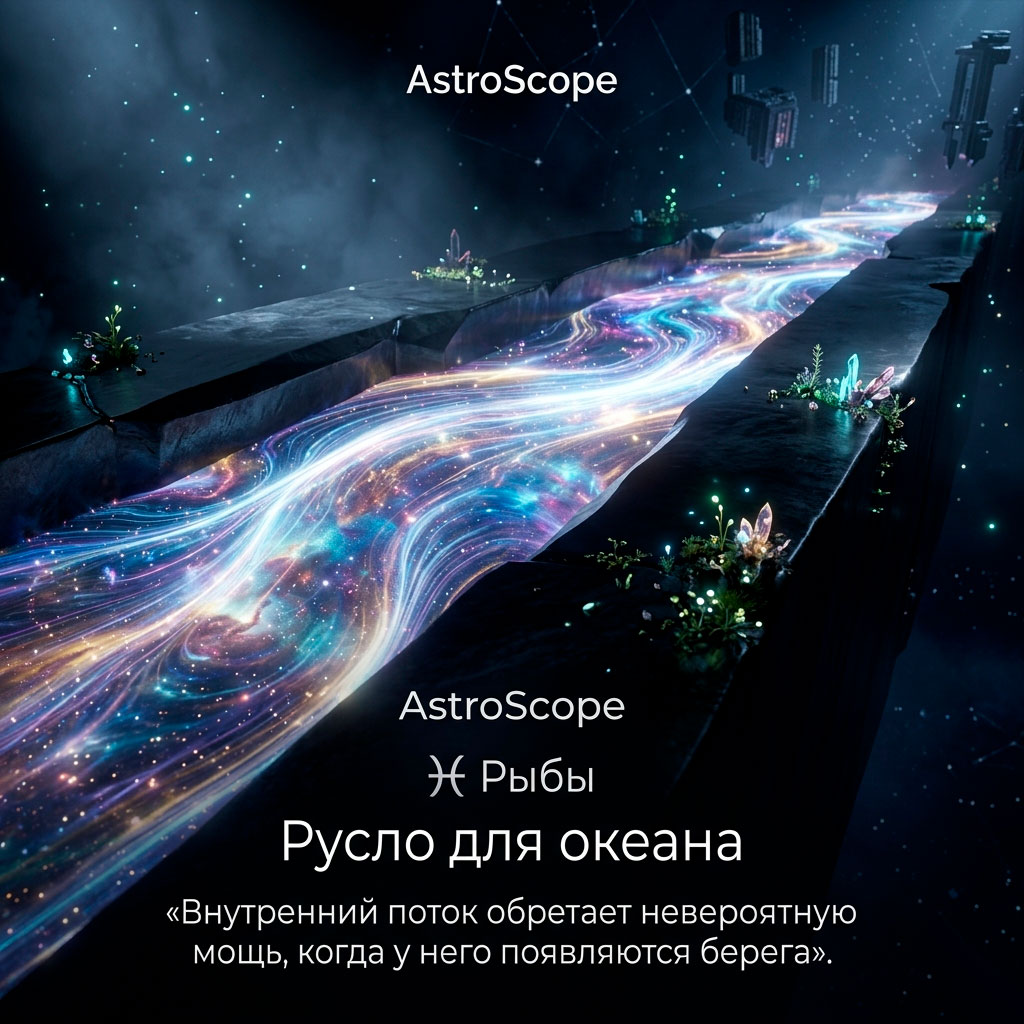 ♓ Рыбы 15 апреля: Русло для океана