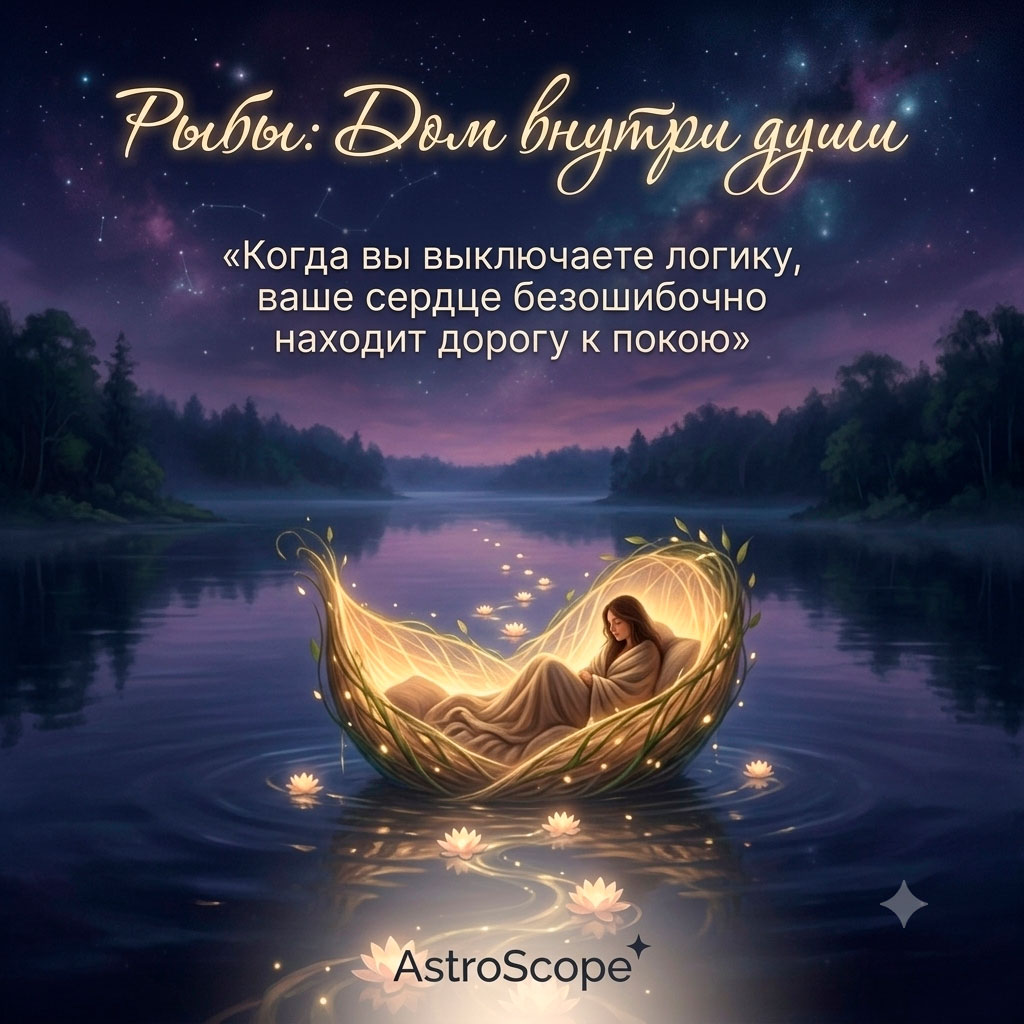 ♓ Рыбы, энергия 21 июня: Дом внутри души