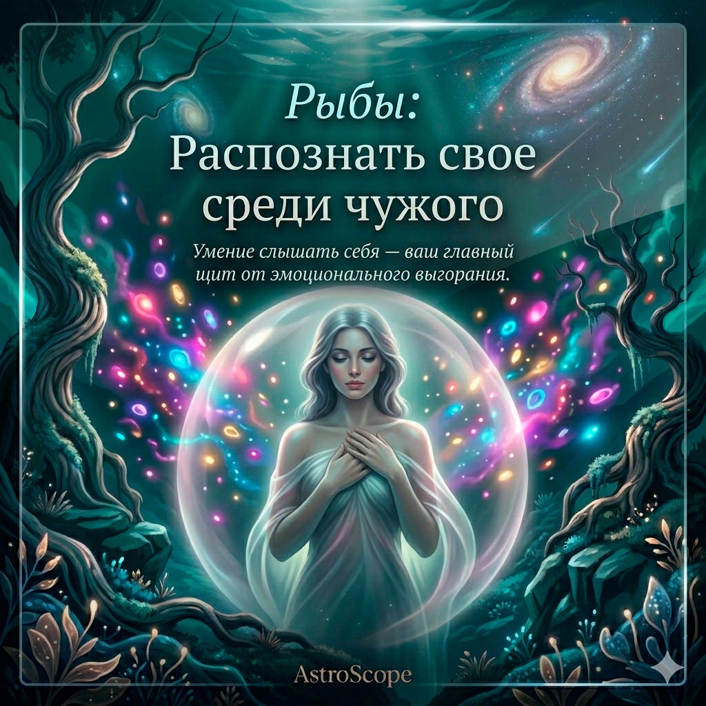♓ Рыбы, энергия 24 июня: Распознать свое среди чужого.