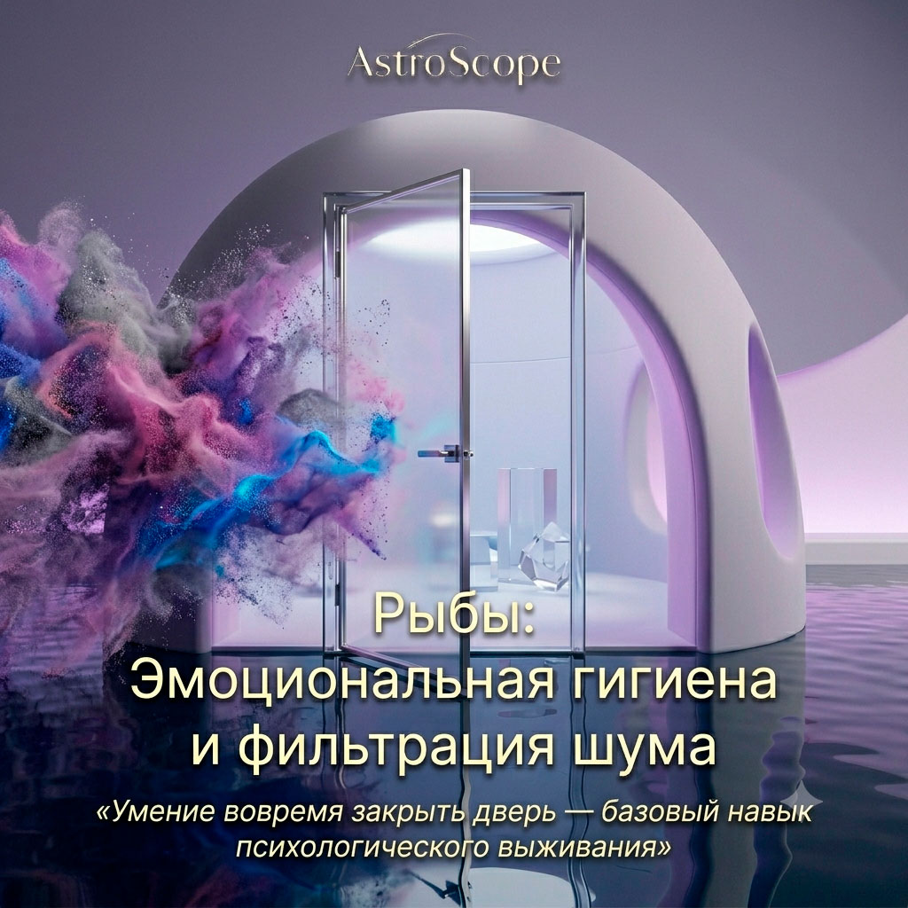 ♓ Рыбы, энергия 25 июня: Эмоциональная гигиена и фильтрация шума