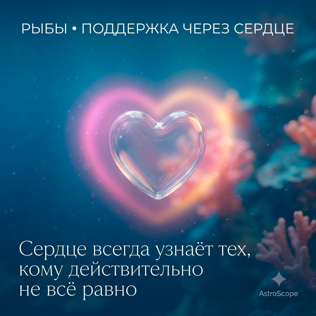 ♓ Рыбы, энергия 30 июня: Поддержка через сердце
