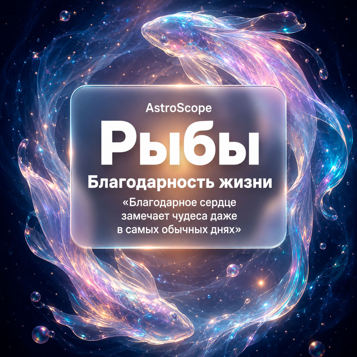 ♓ Рыбы, энергия 20 июля: Благодарность жизни