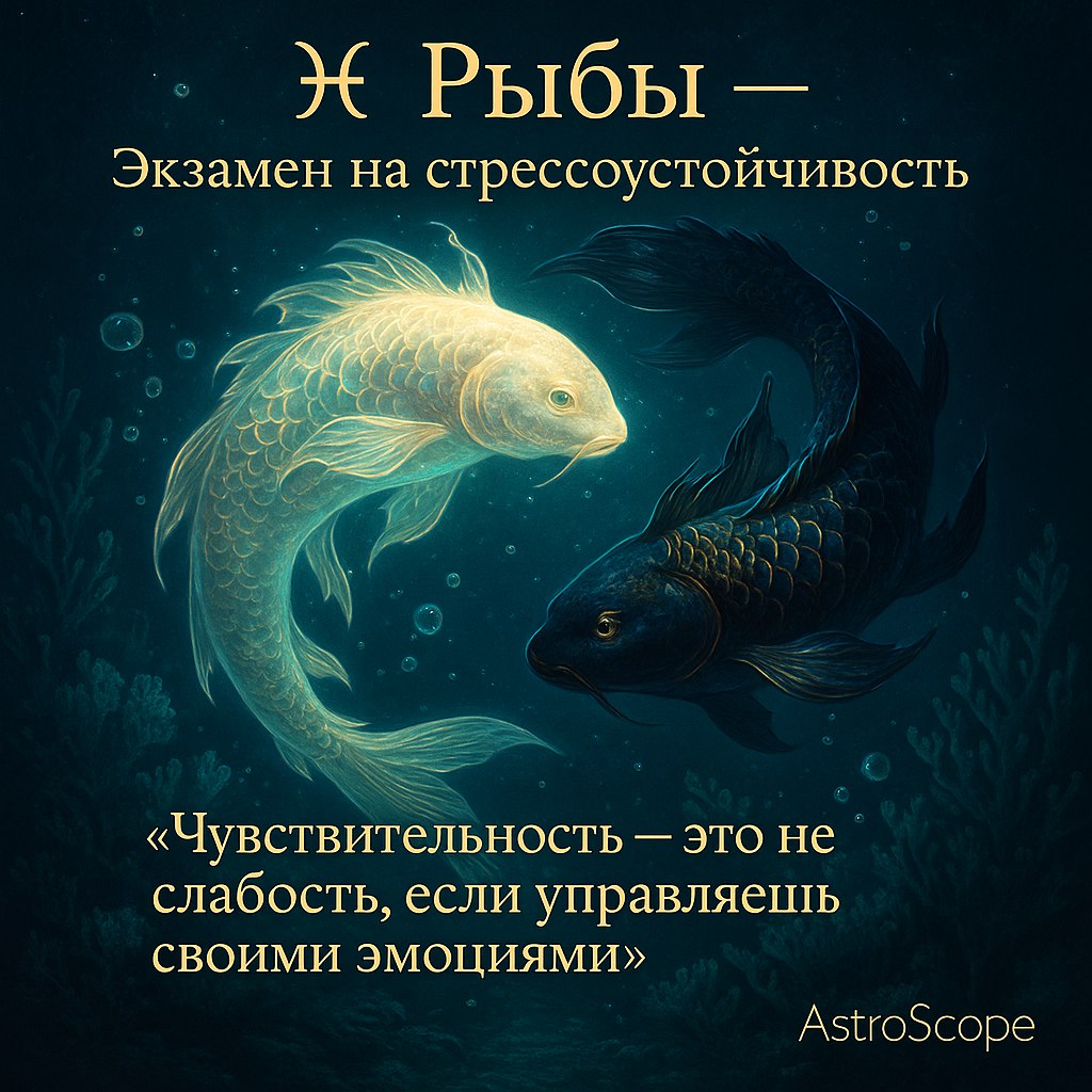 ♓️ Рыбы — Экзамен на стрессоустойчивость