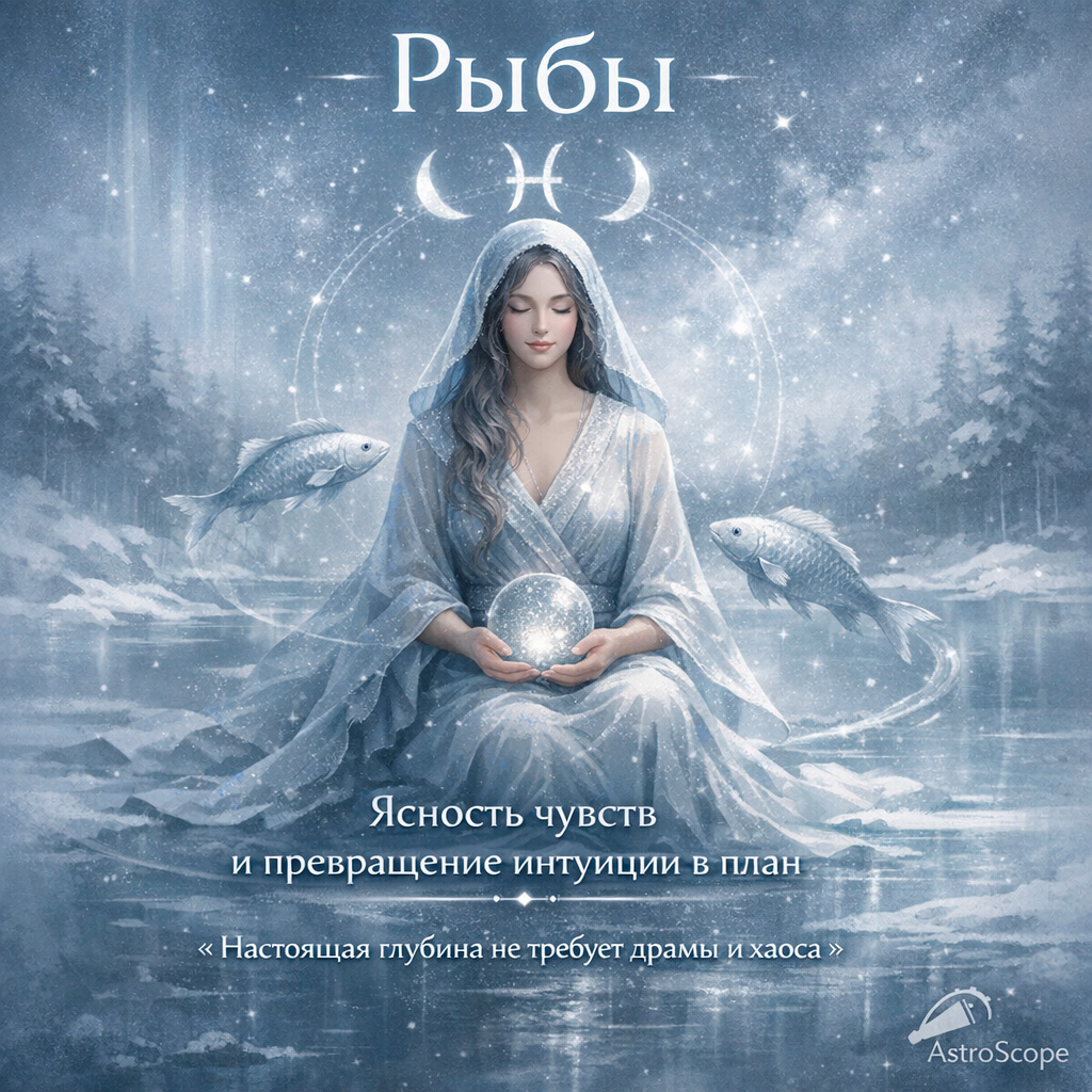 ♓ Рыбы — Ясность чувств и превращение интуиции в план