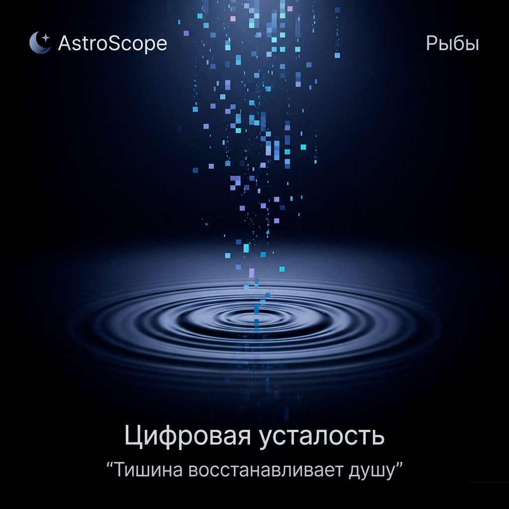 ♓ Рыбы, энергия 22 мая: Цифровая усталость