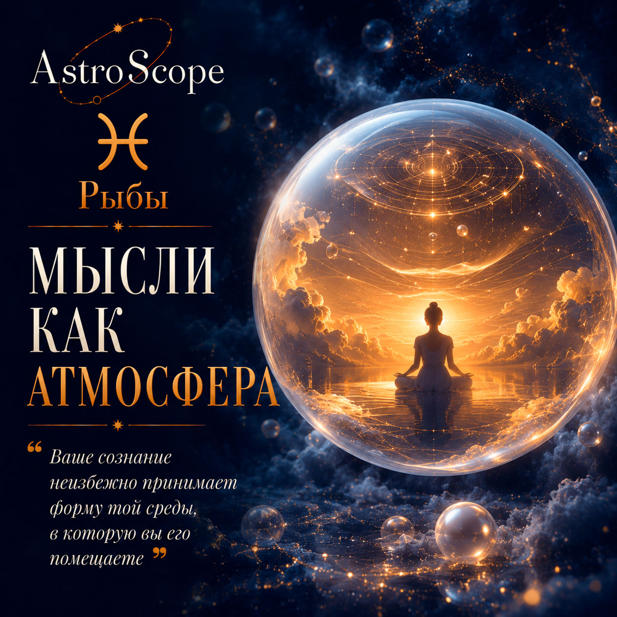 ♓ Рыбы, энергия 25 мая: Мысли как атмосфера