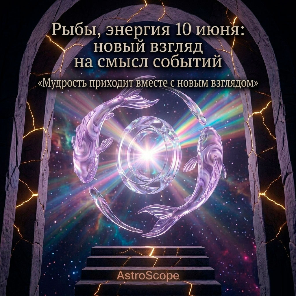 ♓ Рыбы, энергия 10 июня: новый взгляд на смысл событий