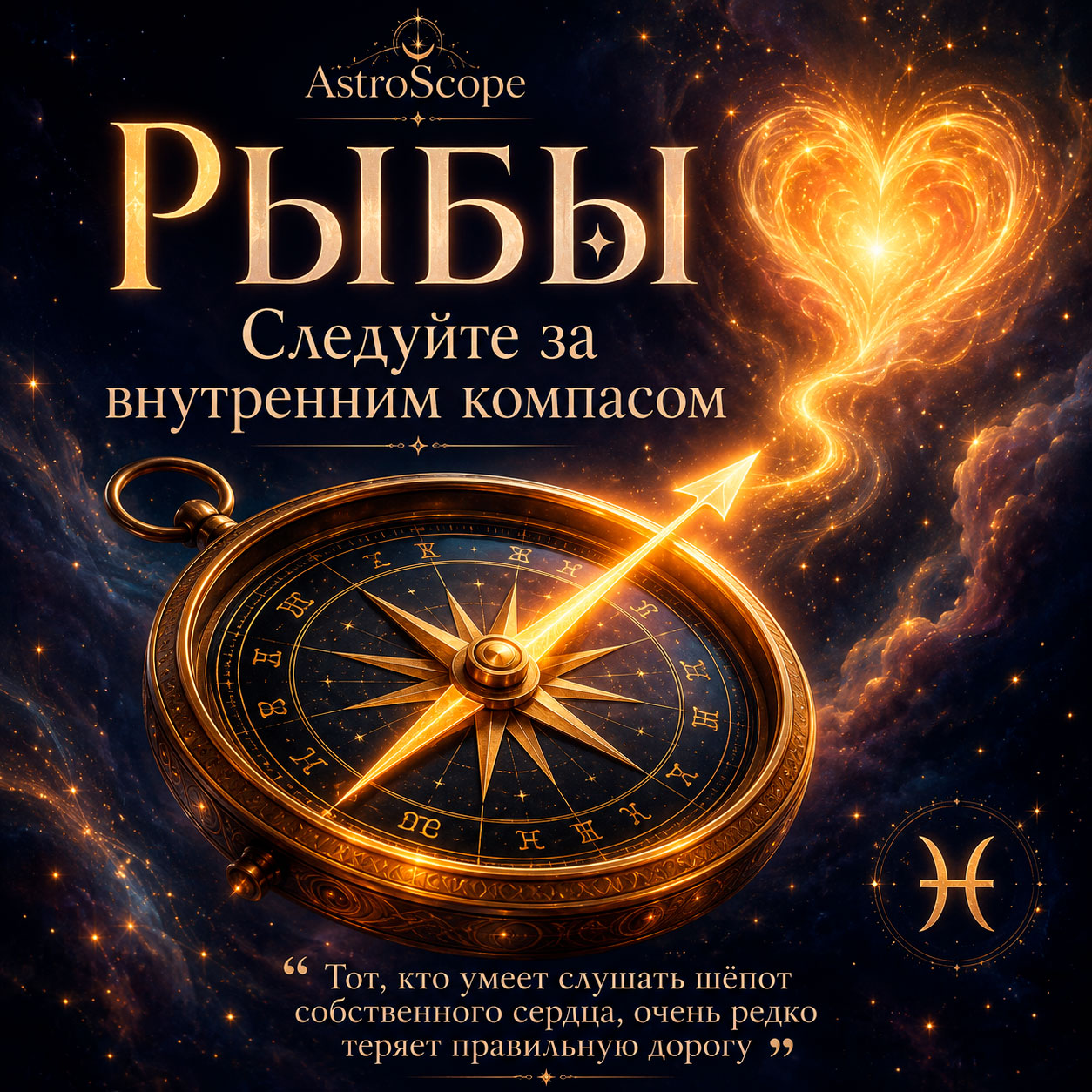 ♓ Рыбы, энергия 26 июля: Следуйте за внутренним компасом