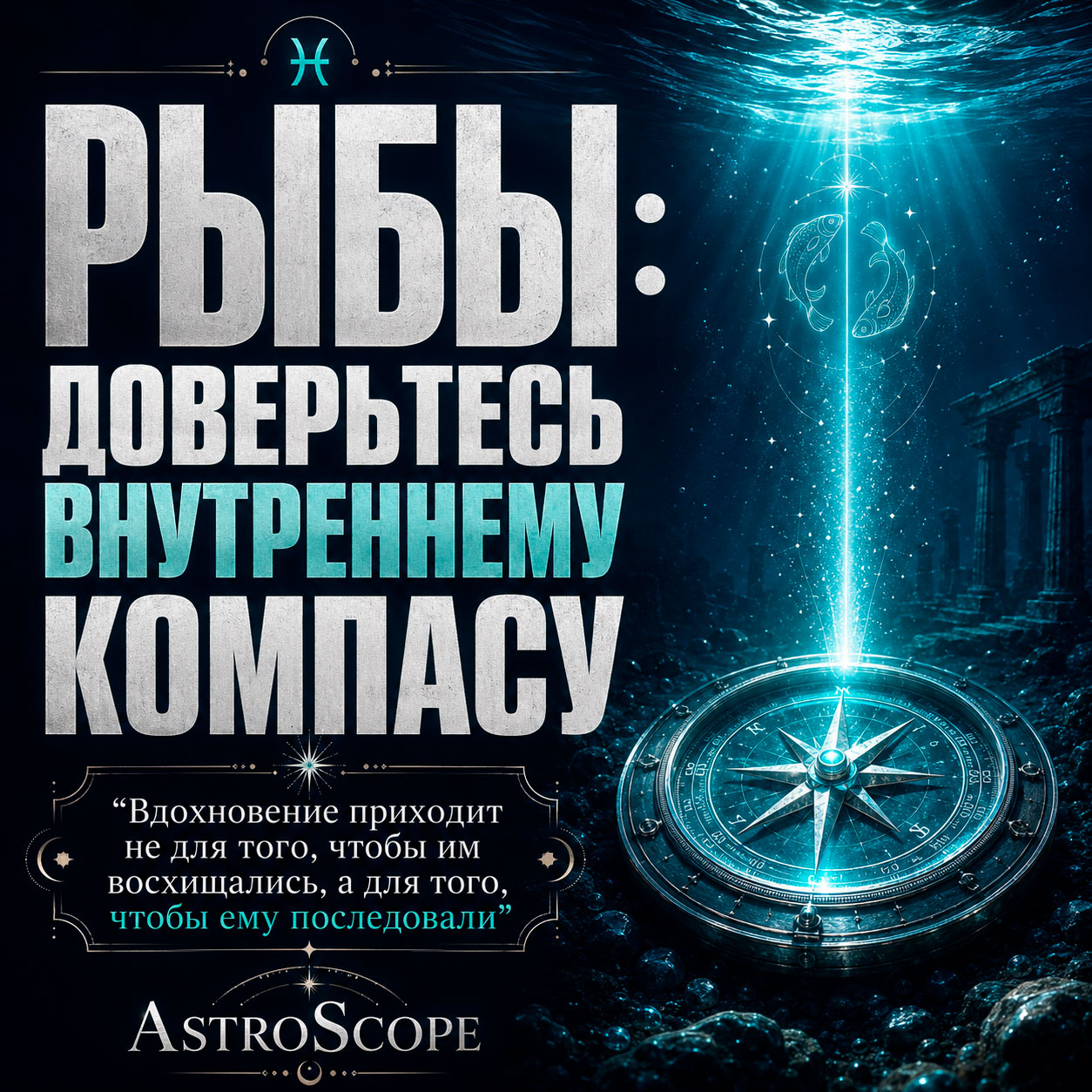 ♓ Рыбы, энергия 28 июля: Доверьтесь внутреннему компасу