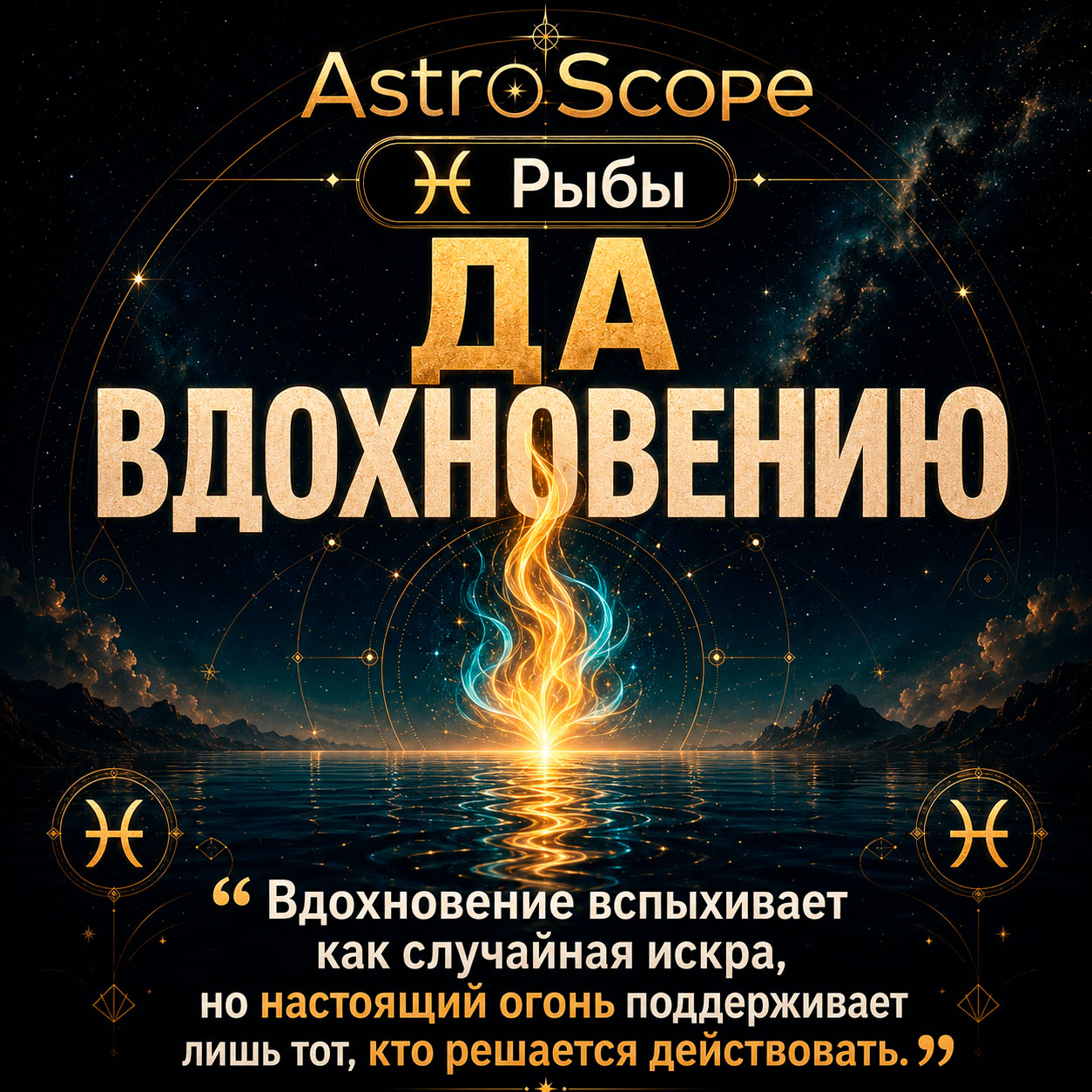 ♓ Рыбы, энергия 5 августа: Да вдохновению