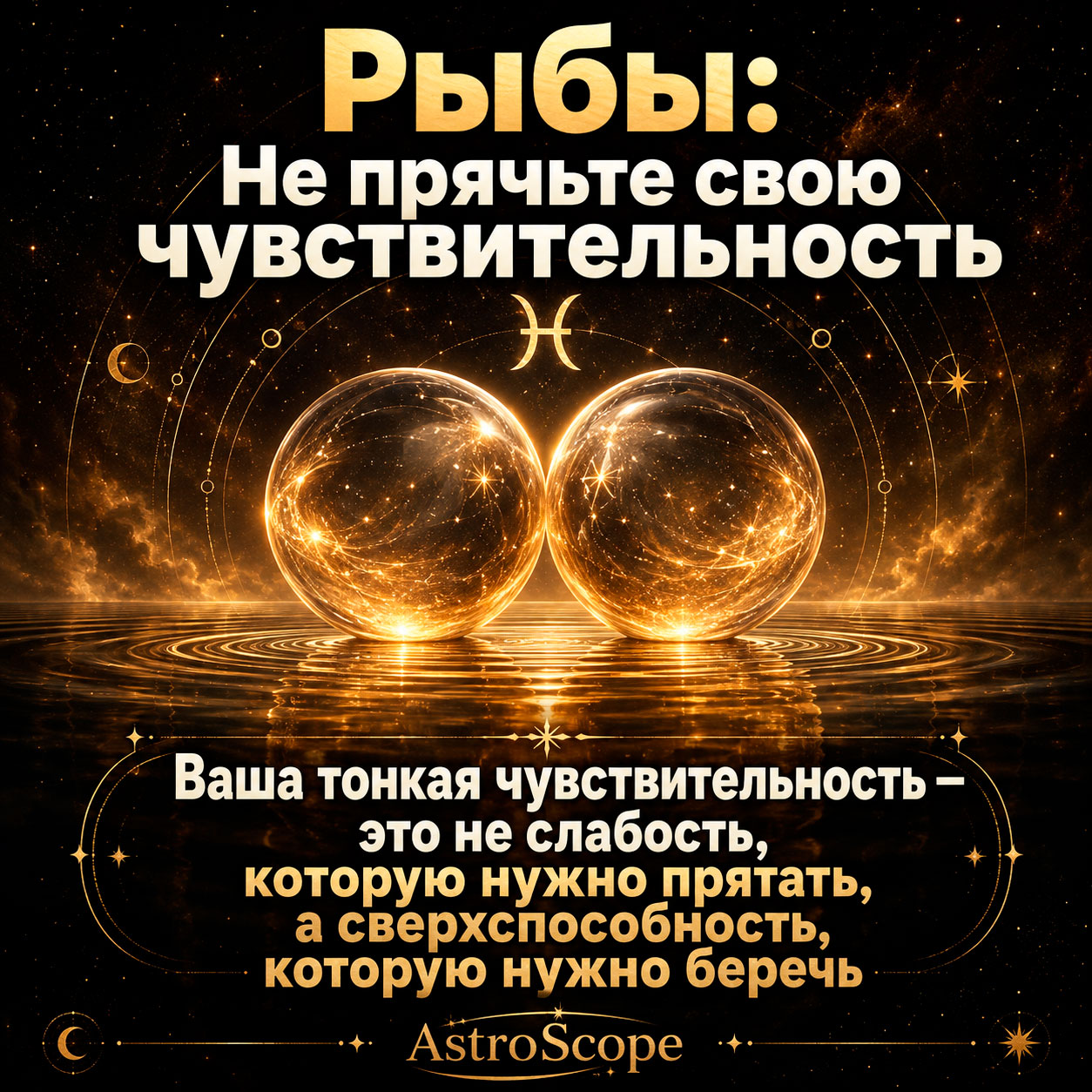 ♓ Рыбы, энергия 6 августа: Не прячьте свою чувствительность