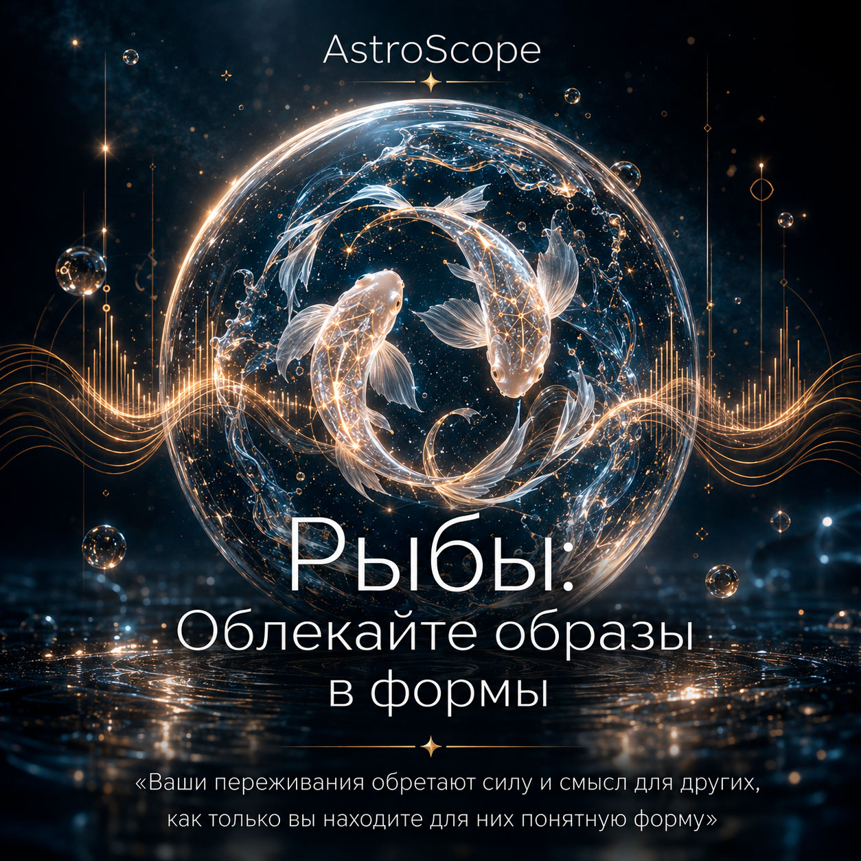 ♓ Рыбы, энергия 14 августа: Облекайте образы в формы