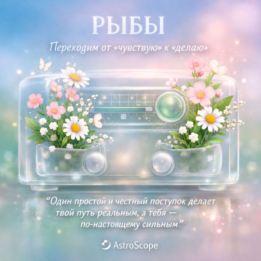 Рыбы 1 марта: Переходим от «чувствую» к «делаю»
