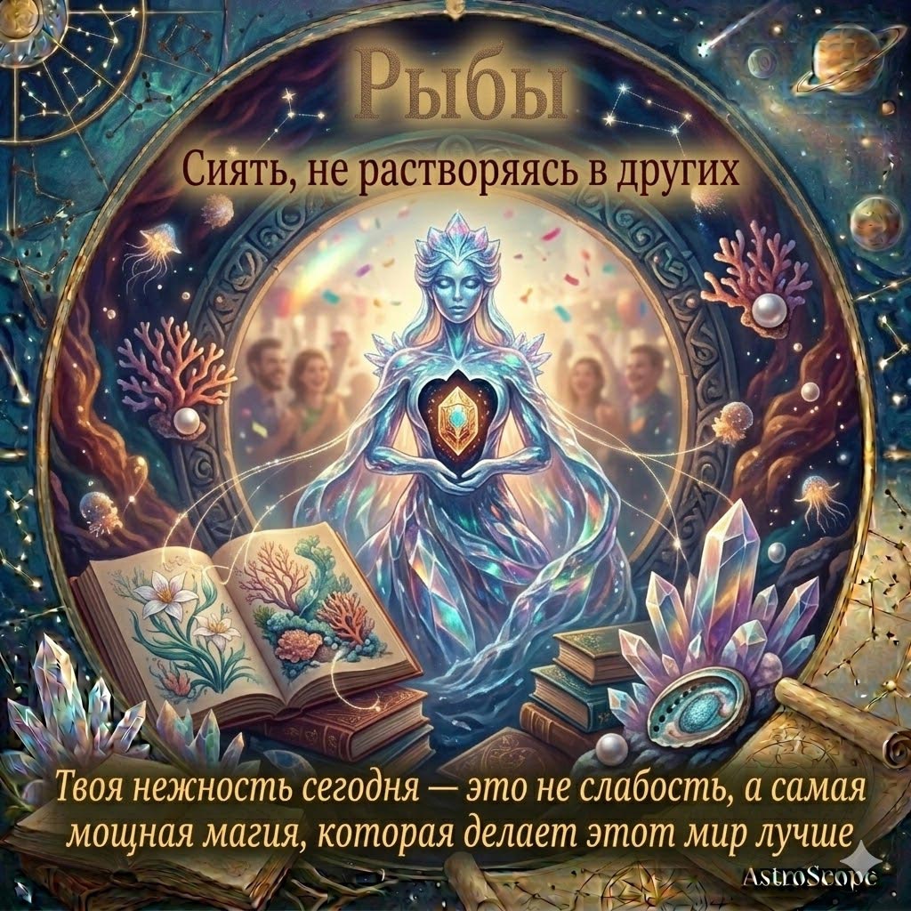 Рыбы 8 марта: Ваше внутреннее спокойствие — главная магия дня