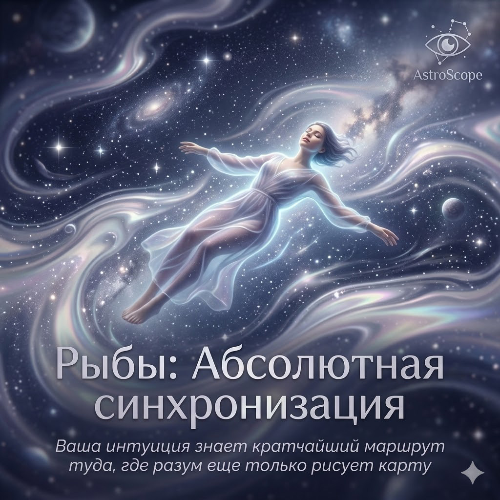 ♓ Рыбы 12 марта: Абсолютная синхронизация