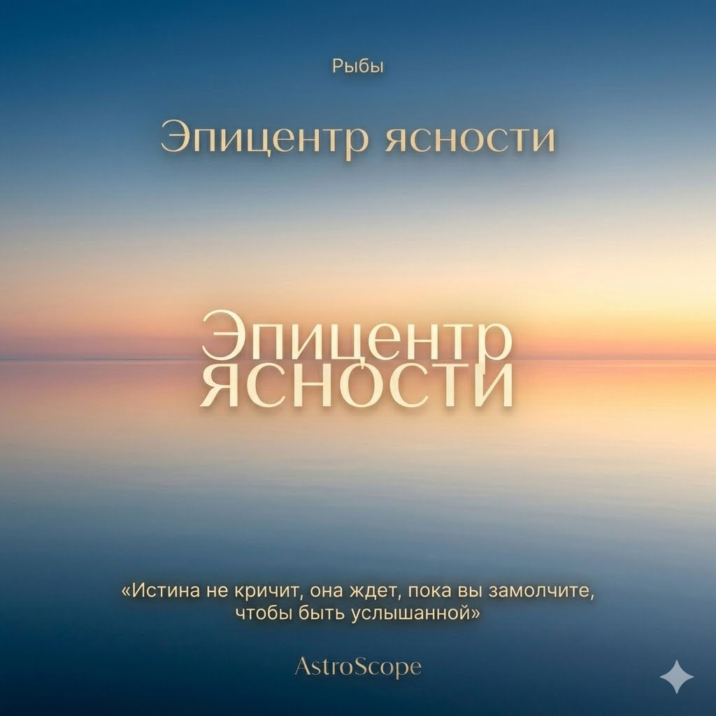 Рыбы 16 марта: Когда внутреннее море спокойно, в нем отражается путь