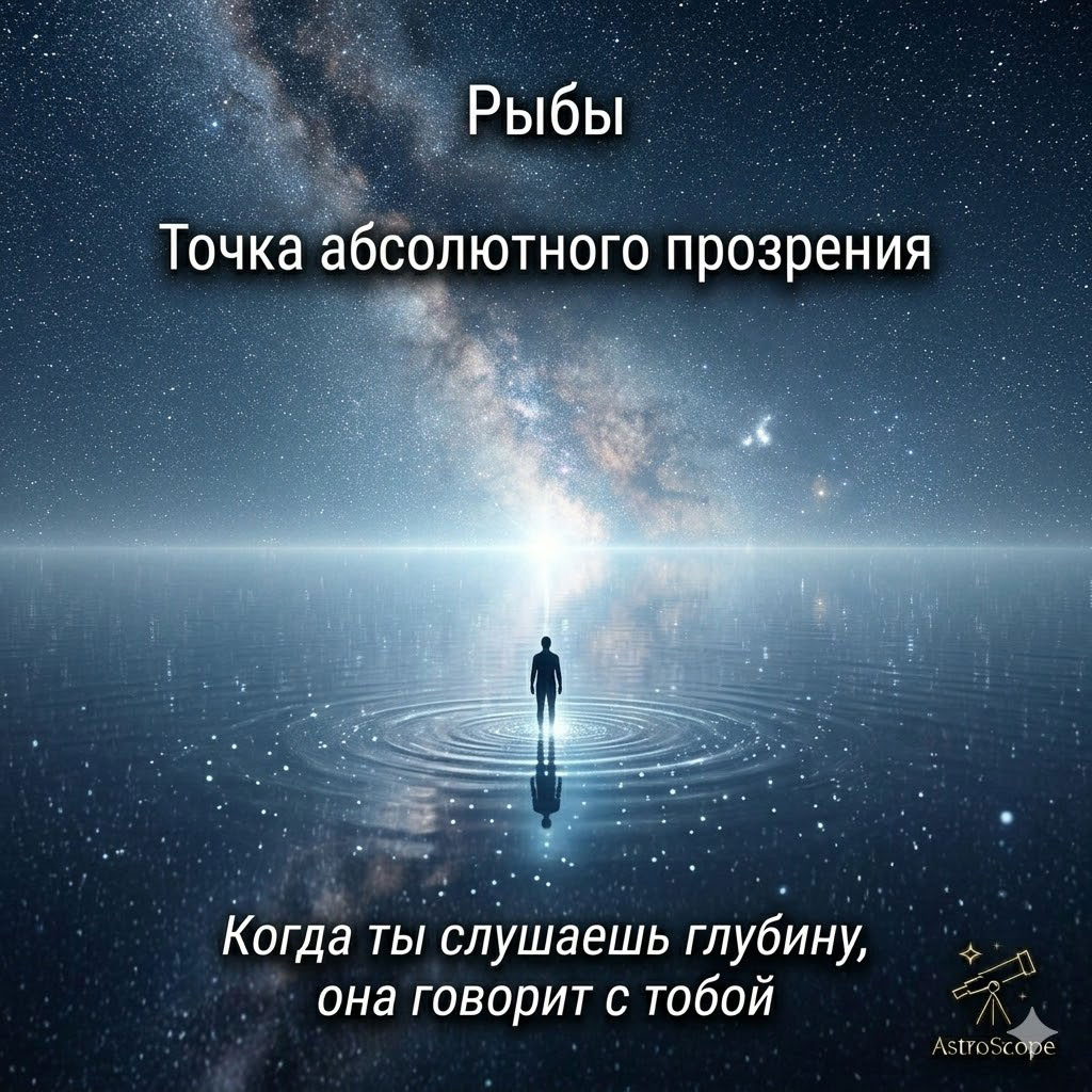 Рыбы 17 марта: Эпицентр ясности и возвращение к себе