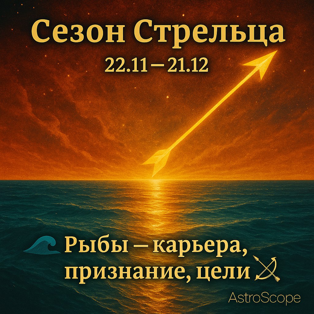Рыбы в Сезон Стрельца — новое вдохновение и выход к большим целям