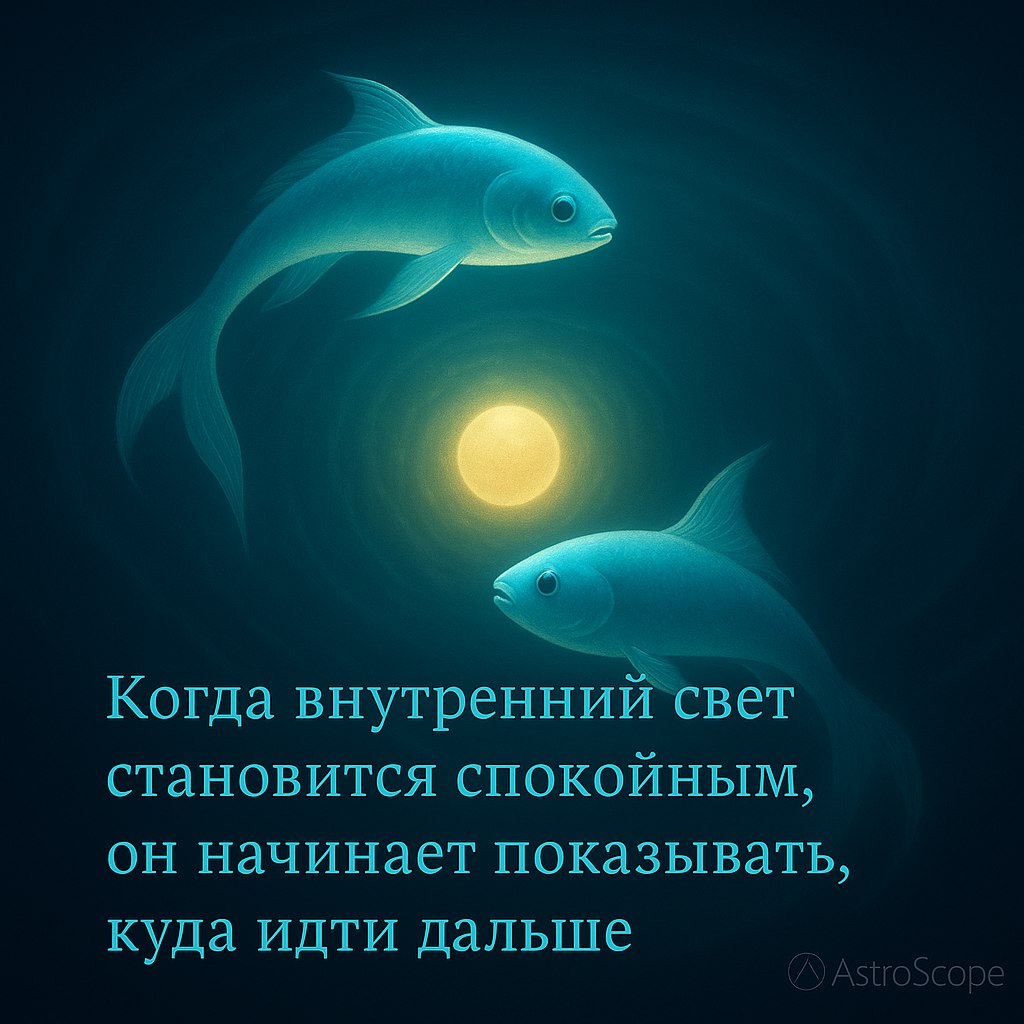 ♓ Рыбы · 12 декабря 2025 — Тишина внутри становится путеводной