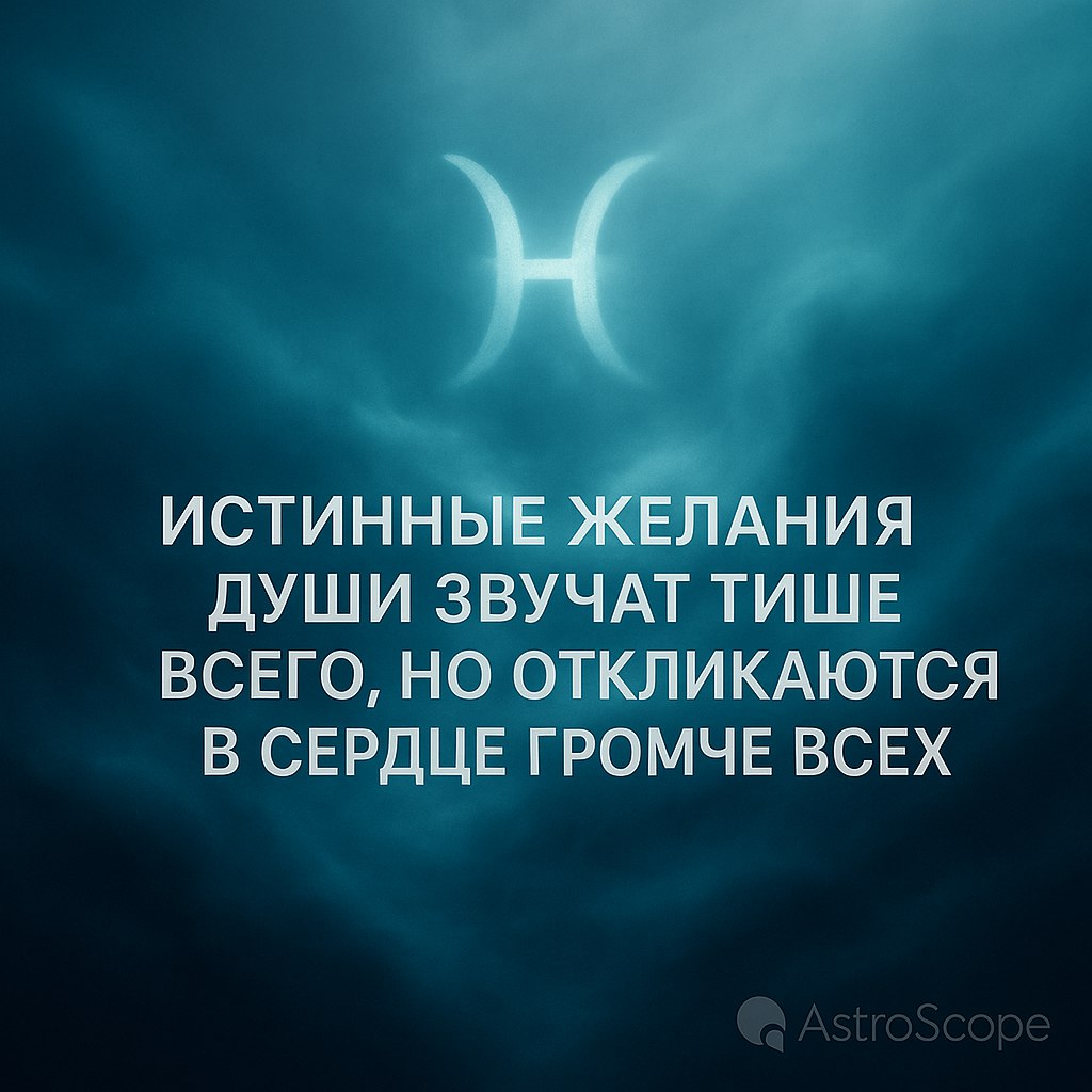 ♓ РЫБЫ — День тихого духовного прозрения