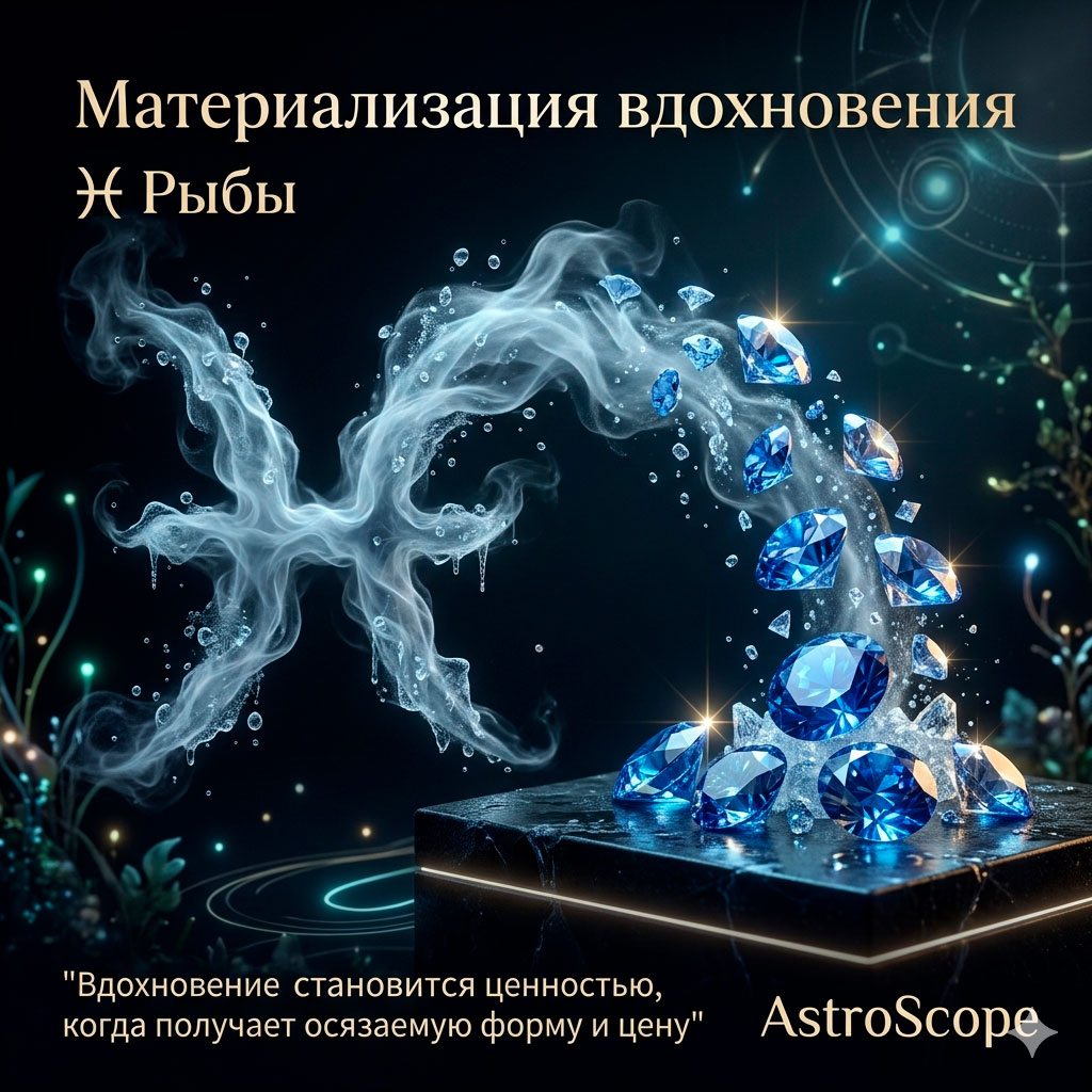 ♓ Рыбы, энергия 22 апреля: Материализация вдохновения