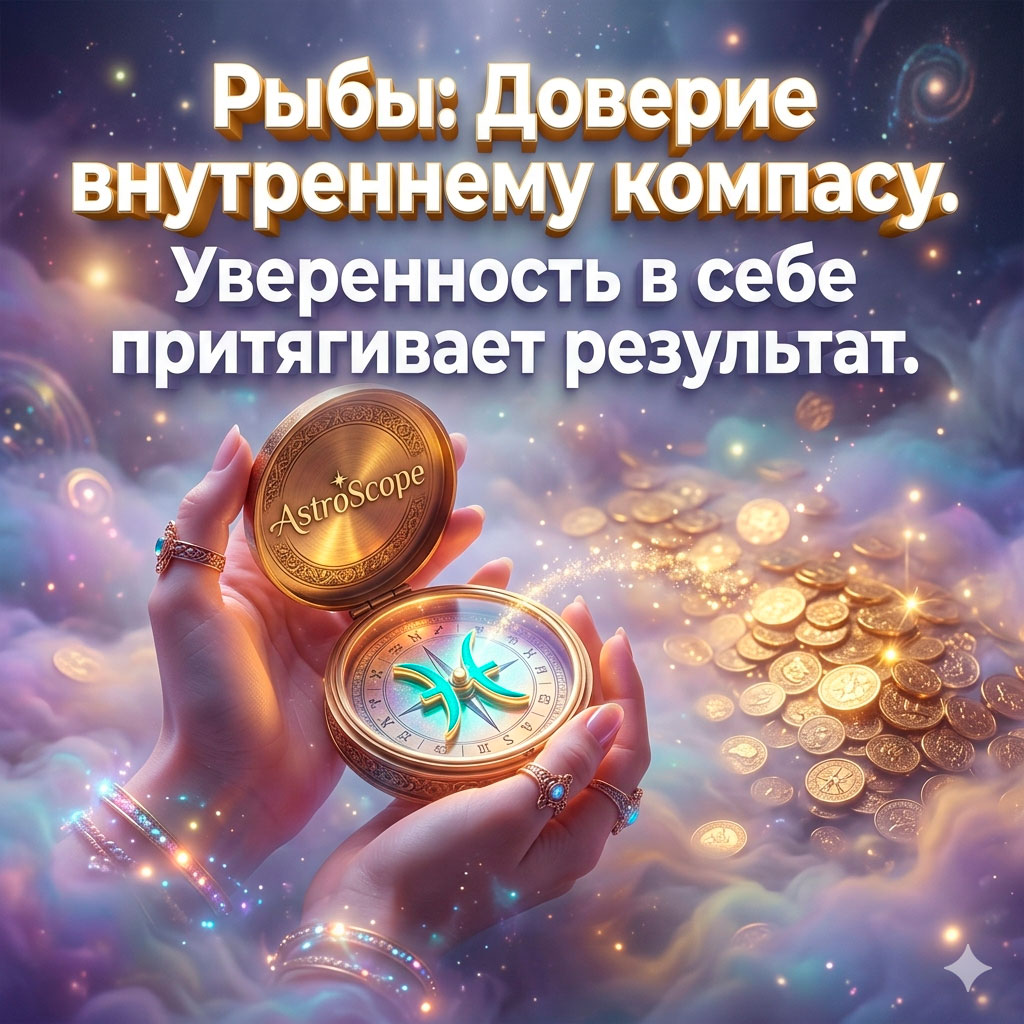 ♓ Рыбы, энергия 29 апреля: Доверие внутреннему компасу,